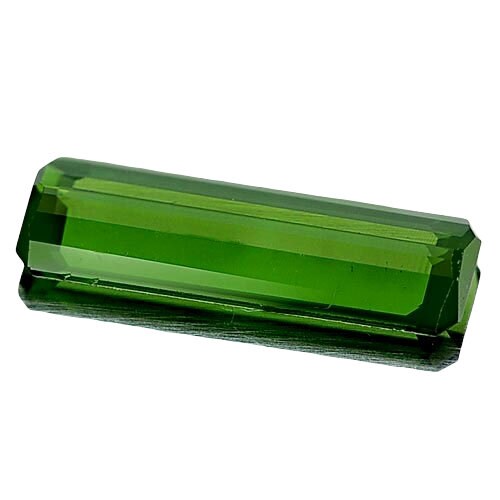 1.85ct Natural Genuine African Green Tourmaline, 12x4 Tourmaline Cut Faceted, VVS loose stone Eye Clean