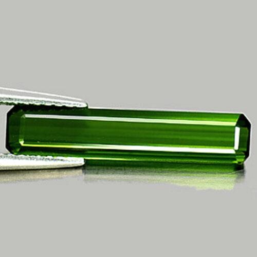 1.94ct Natural Genuine African Green Tourmaline, 19x4 Tourmaline Cut Faceted, VVS loose stone Eye Clean