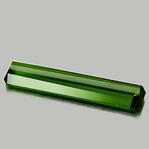 1.94ct Natural Genuine African Green Tourmaline, 19x4 Tourmaline Cut Faceted, VVS loose stone Eye Clean