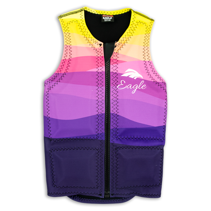 2023 Eagle Jr Sunset Vest - Purple/Yellow