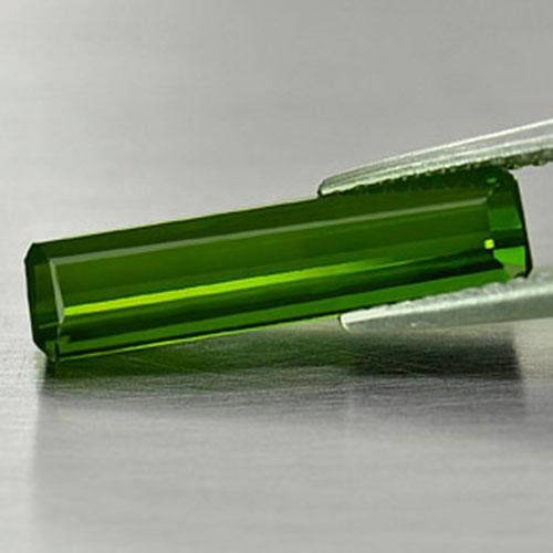 2.27ct Natural Genuine African Green Tourmaline, 17x4 Tourmaline Cut Faceted, VVS loose stone Eye Clean
