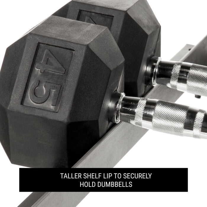 3-Tier Dumbbell Rack - 10 Dumbbell Pairs