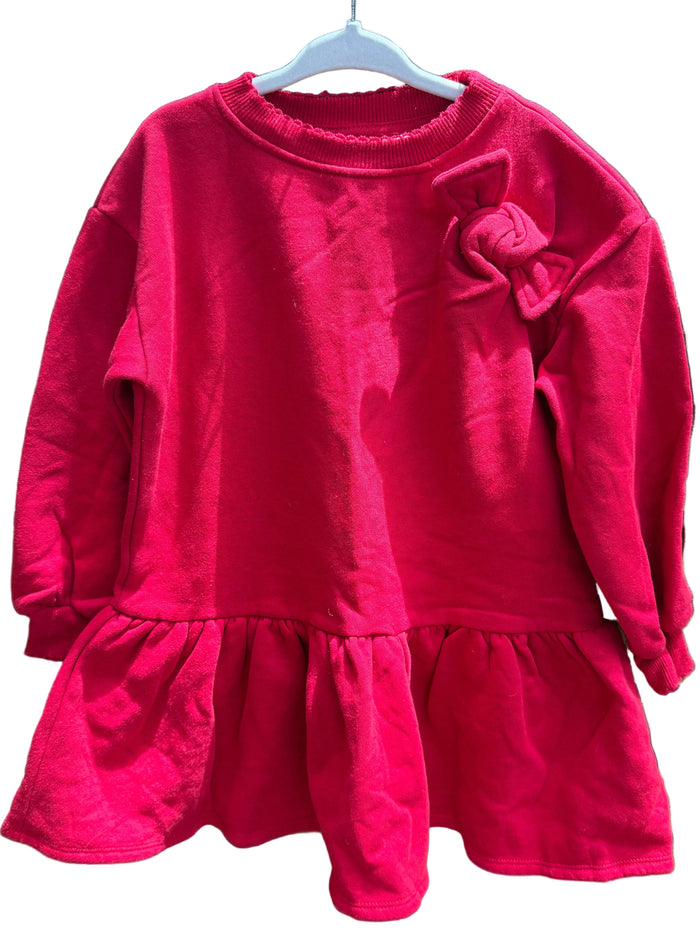 3T | H&M | Red Long-Sleeve Sweater Dress | EUC