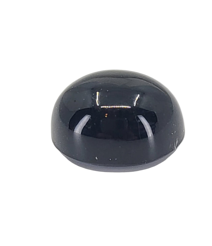 5.025ct Natural Medium Dark Blue Sapphire Cab (Cabochon) 11x9mm Oval, Top Quality
