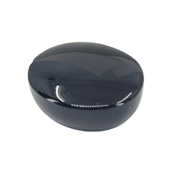 5.025ct Natural Medium Dark Blue Sapphire Cab (Cabochon) 11x9mm Oval, Top Quality