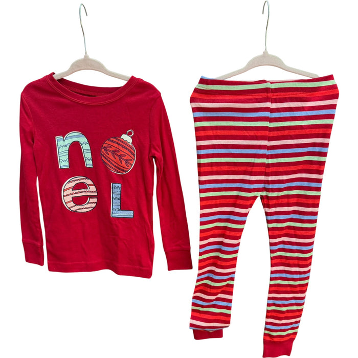 5T | Long-Sleeve Noel Shirt with Matching Striped Holiday Leggings | NWT