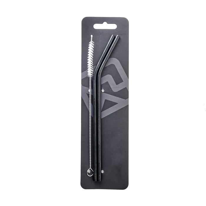 8.5" Stainless Steel Drinking Straws - Set of 2