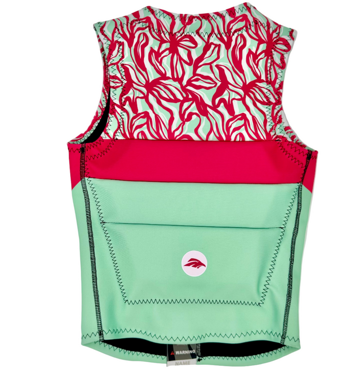 2026 Women's Lily Impact Vest- Mint/Watermelon
