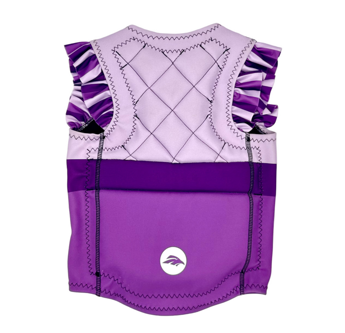 2025 Eagle Girl's Tri Color Swim Vest- Purple