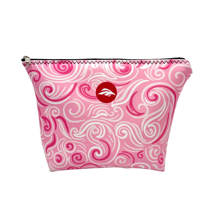 Ski You Later Zipper Pouch- Pink and Watermelon