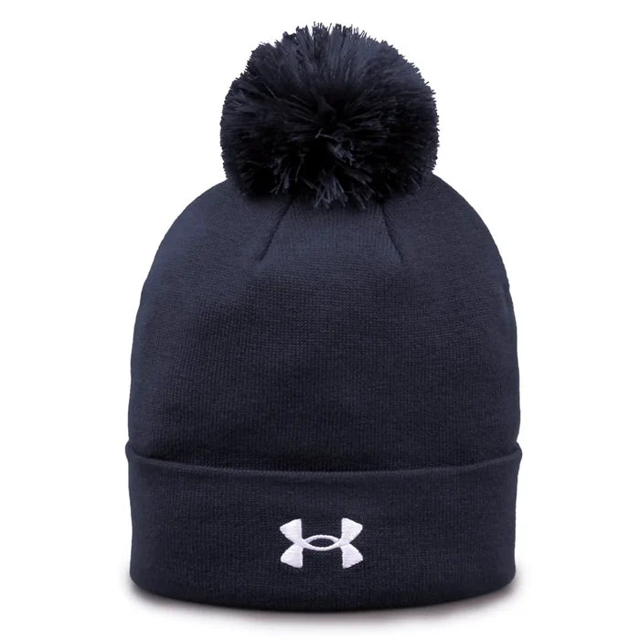 AB430RollupKnitBeaniewBall Navy color