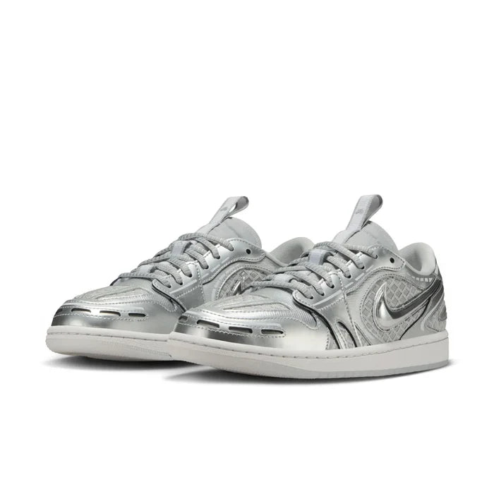 Air Jordan 1 Low Method of Make Women's Shoes Silver