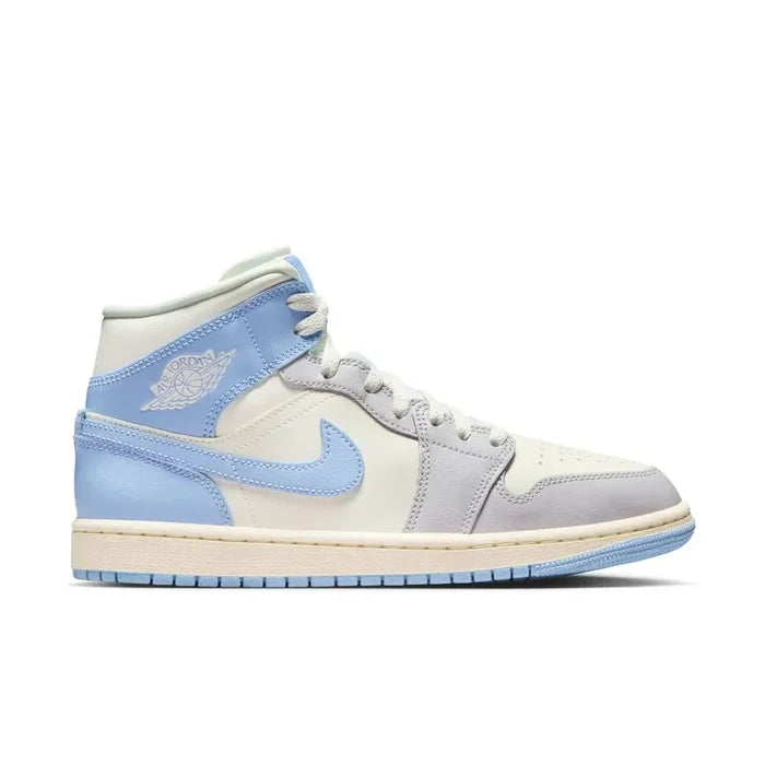 Air Jordan 1 Mid Women's Shoes Blue Color
