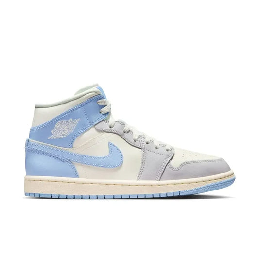 Air Jordan 1 Mid Women's Shoes Blue Color