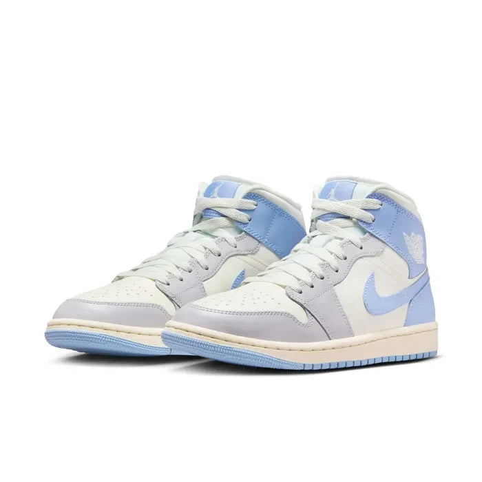 Air Jordan 1 Mid Women's Shoes Blue Color
