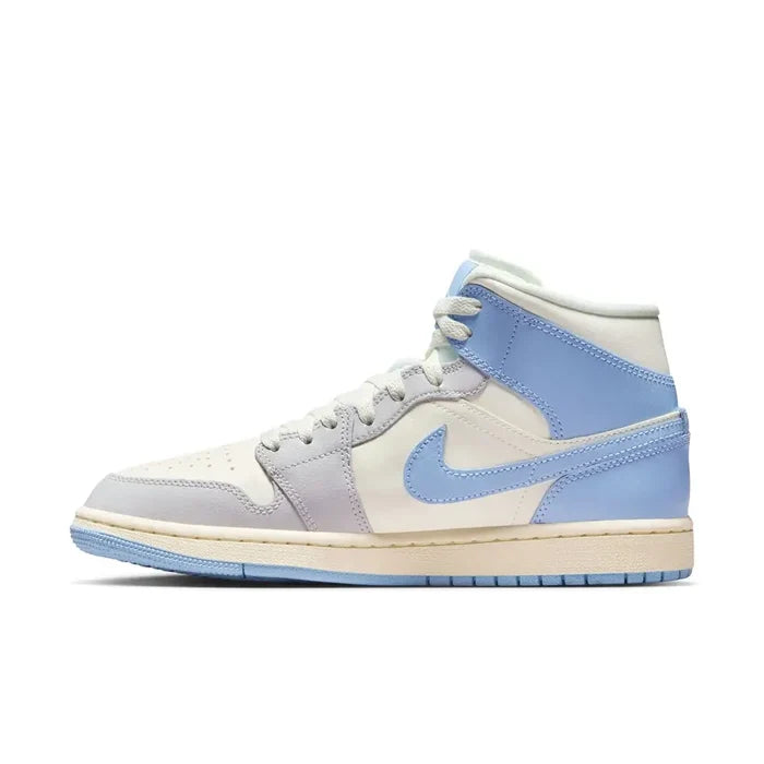 Air Jordan 1 Mid Women's Shoes Blue Color