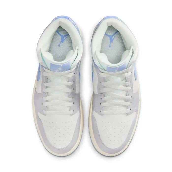 Air Jordan 1 Mid Women's Shoes Blue Color