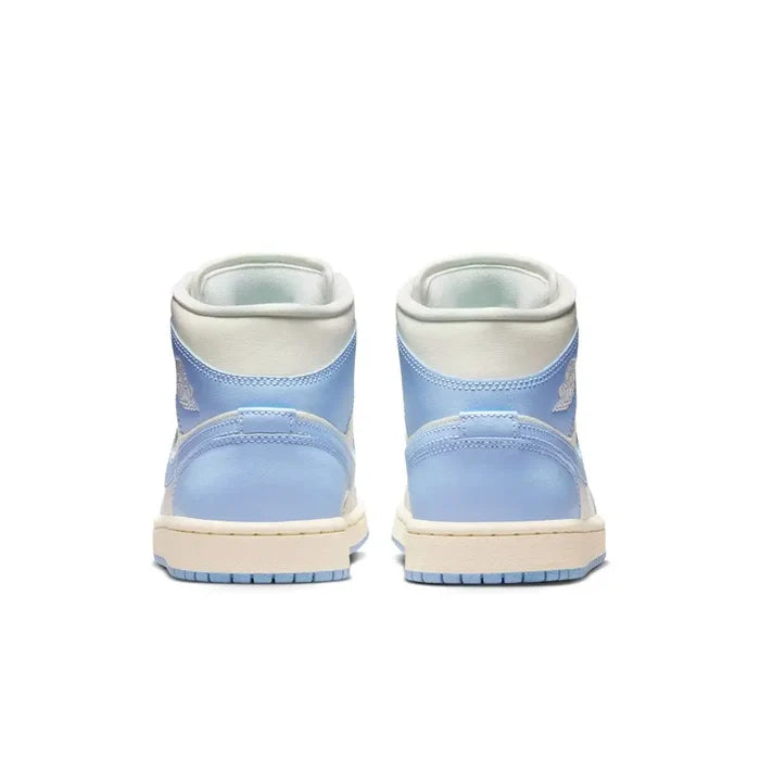 Air Jordan 1 Mid Women's Shoes Blue Color