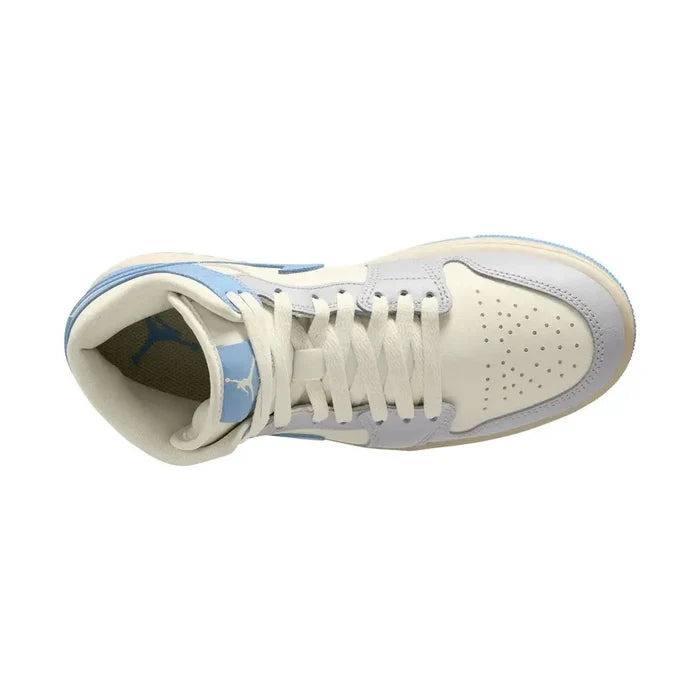 Air Jordan 1 Mid Women's Shoes Blue Color