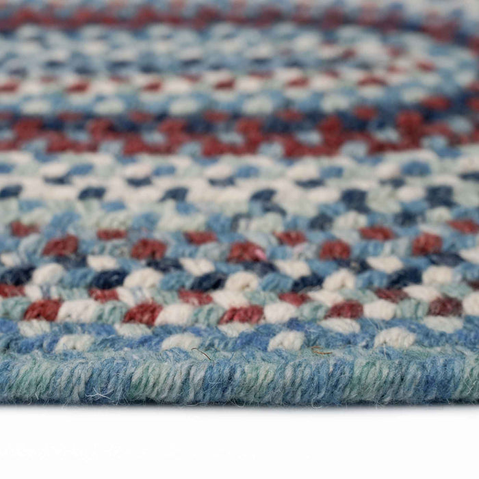 American Legacy Old Glory Braided Rug Oval image