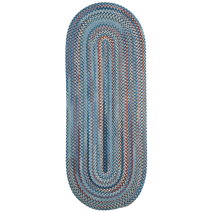 American Legacy Old Glory Braided Rug Oval image