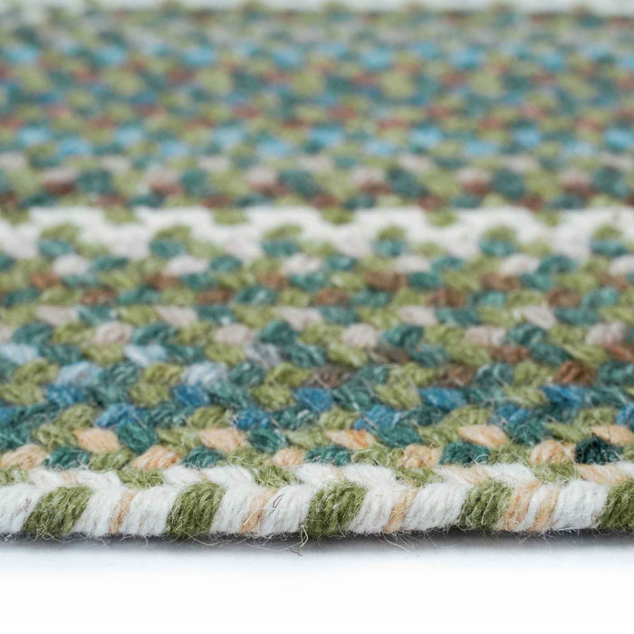 American Legacy Pine Forest Braided Rug Oval image