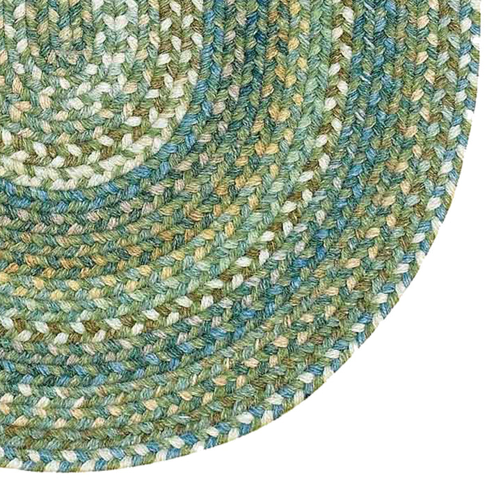 American Legacy Pine Forest Braided Rug Oval image
