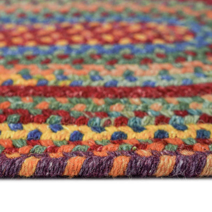 American Legacy Primary Multi Braided Rug Oval image