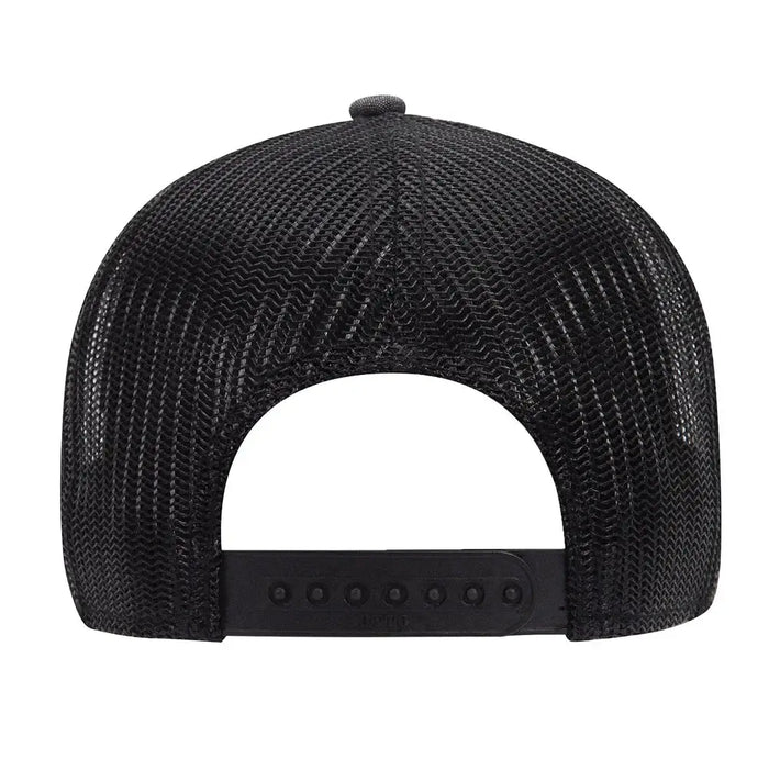 Argentina Trucker Hat Black color back view