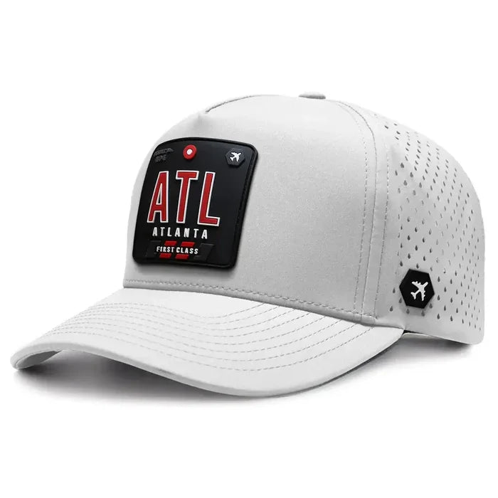 Atlanta Performance Cap White color 3Quarter front view