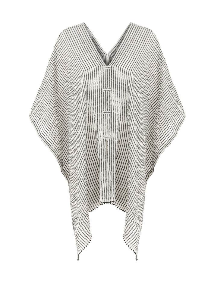 Ava Kimono - Black Stripes
