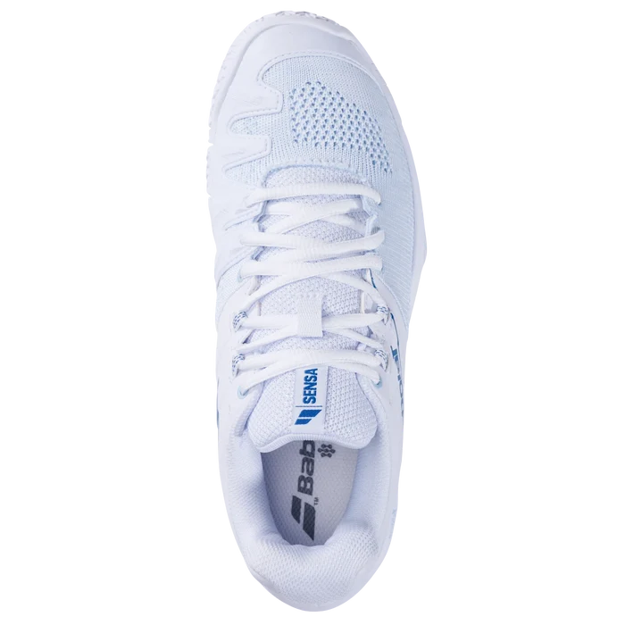 Babolat Sensa White/ Cool Blue Women Padel Shoes