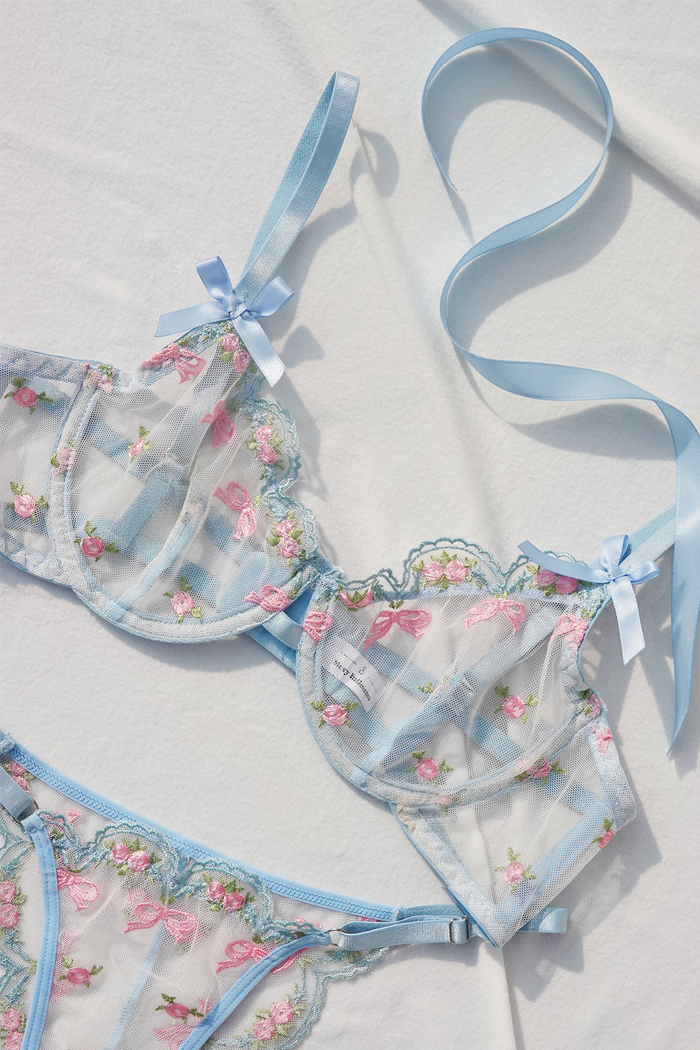Baby Blue Bra and Panty Set
