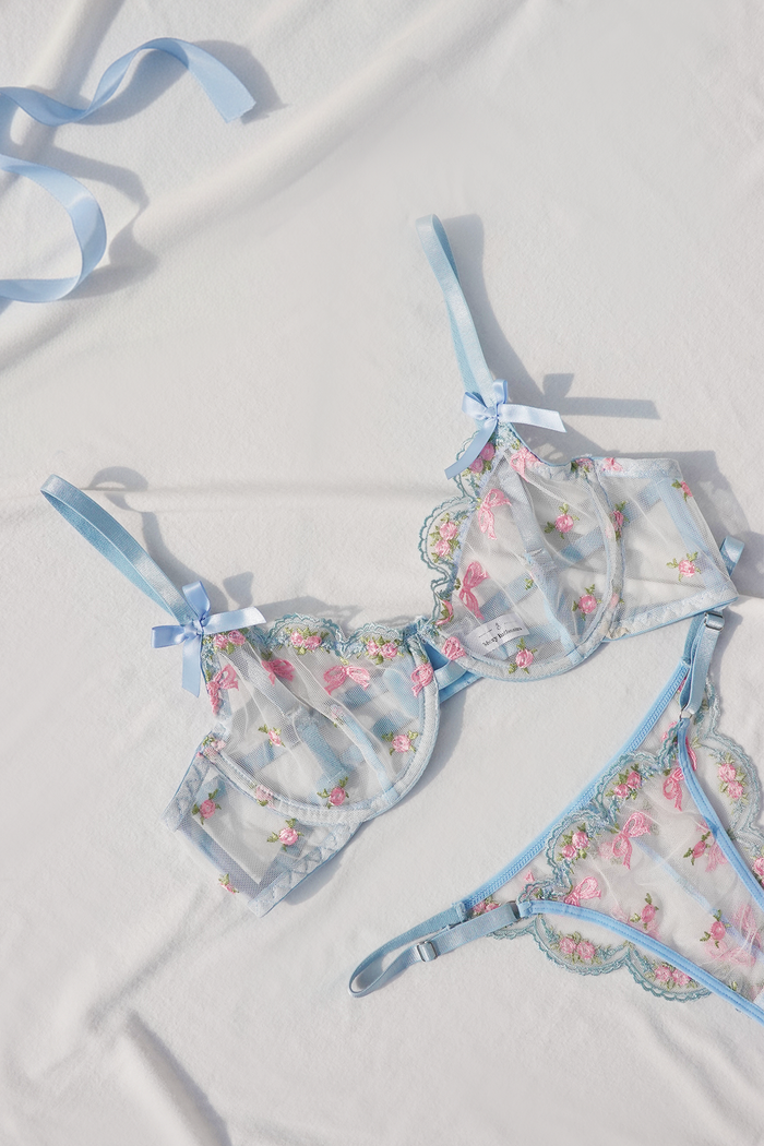 Baby Blue Bra and Panty Set