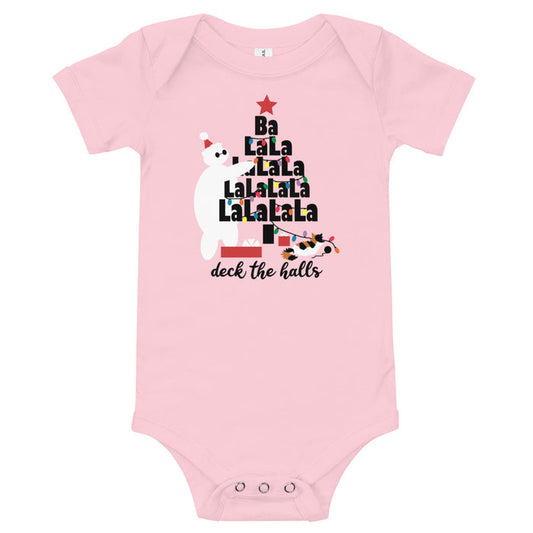 Baymax Christmas Holiday Baby short sleeve one piece