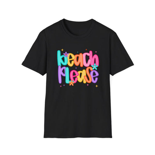 Beach Please T-Shirt - funny t-shirt by Cheeky Business