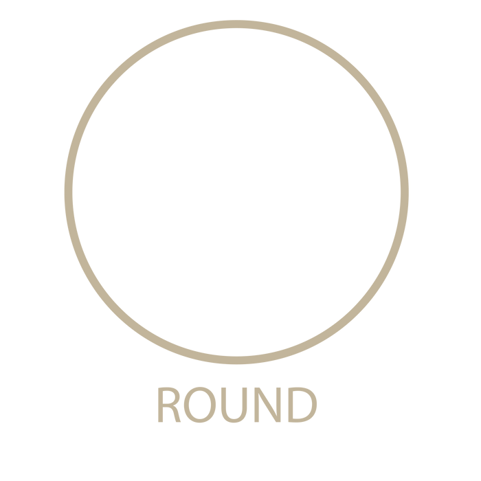 Beach Sisal-Serged Machine Woven Rug Round sketch