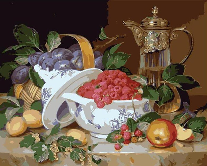 Berries & Fruits Paint by Numbers