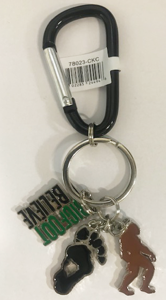 Bigfoot Charm Keychain