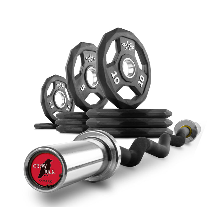 Black Diamond® Olympic Weight Plates and Curl Barbell Sets