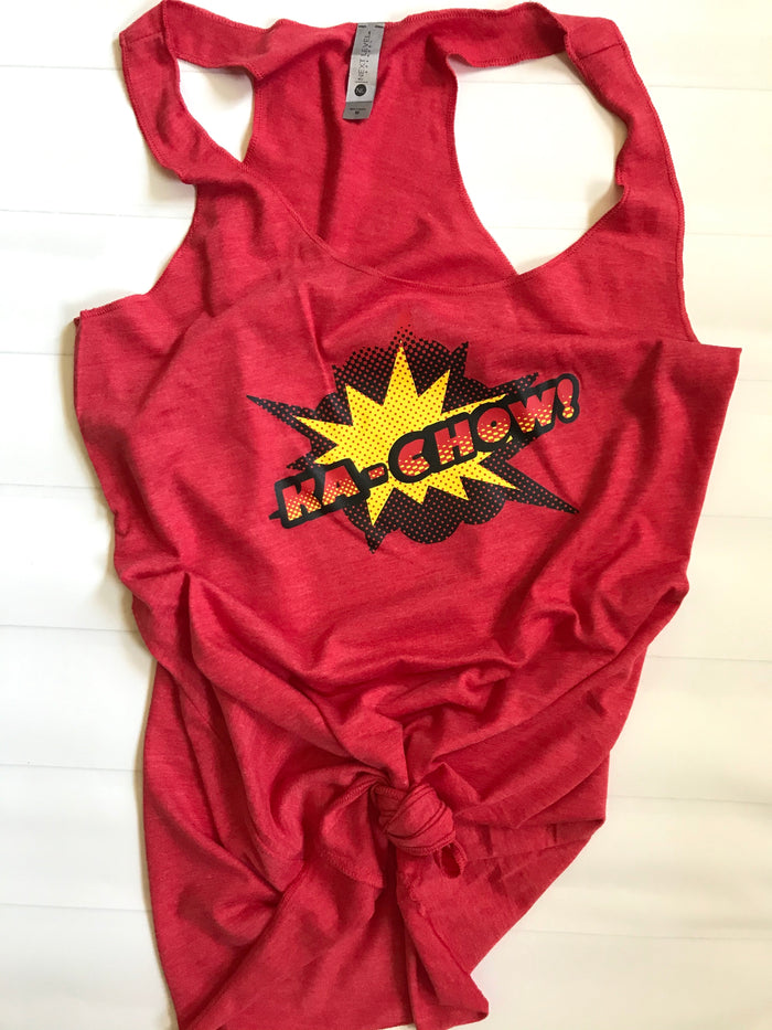 Cars Lightning McQueen Kachow Tank Top