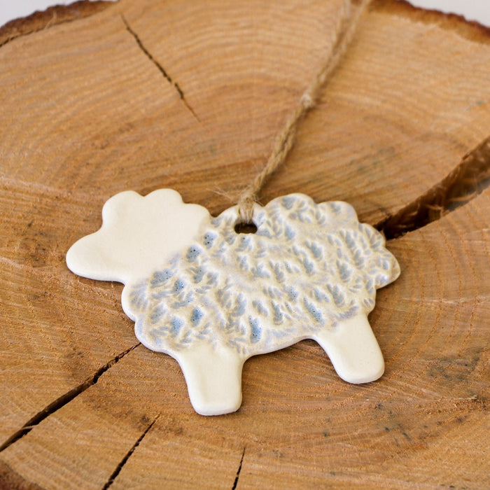 Ceramic Sheep Ornament