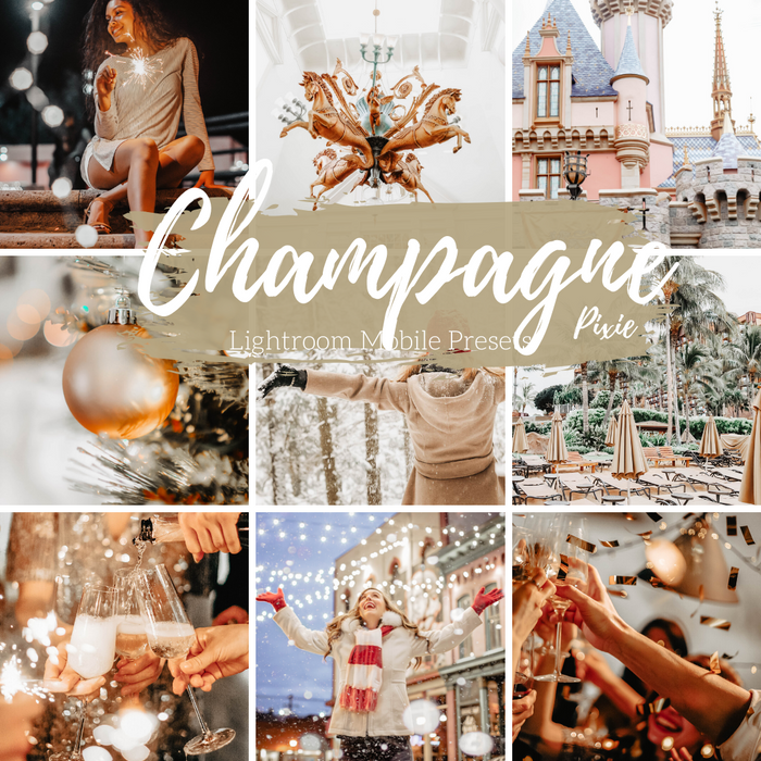 Champagne Luxe Lightroom Presets Pack - 5 Presets