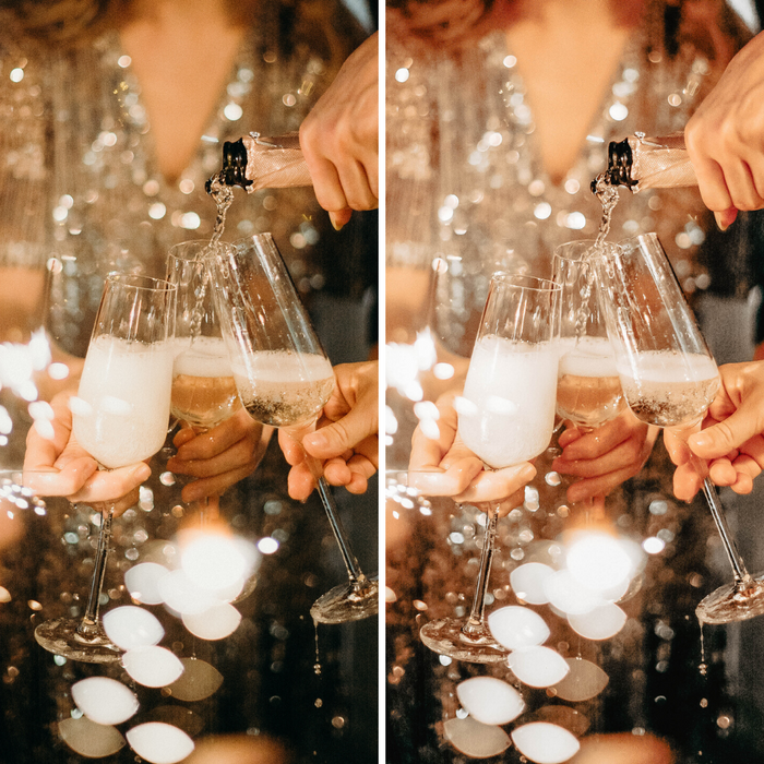 Champagne Luxe Lightroom Presets Pack - 5 Presets