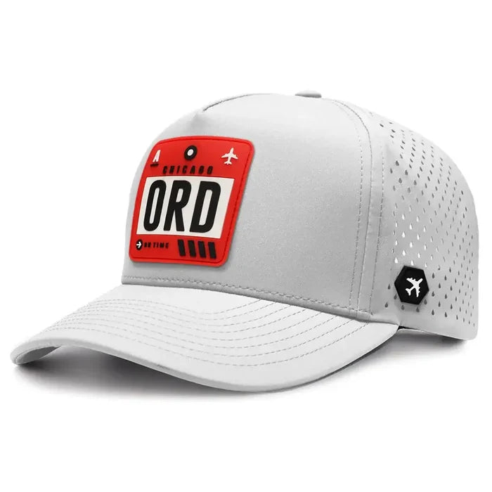 Chicago Performance Cap White color 3Quarter front view