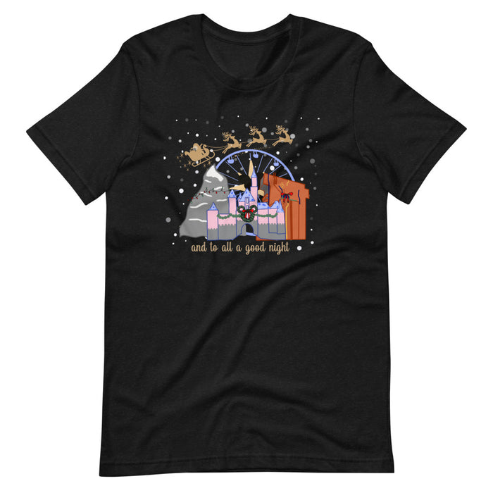 Christmas at Disneyland with Santa Short-Sleeve Unisex T-Shirt