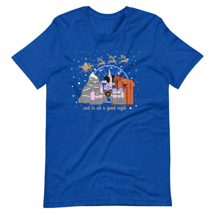 Christmas at Disneyland with Santa Short-Sleeve Unisex T-Shirt