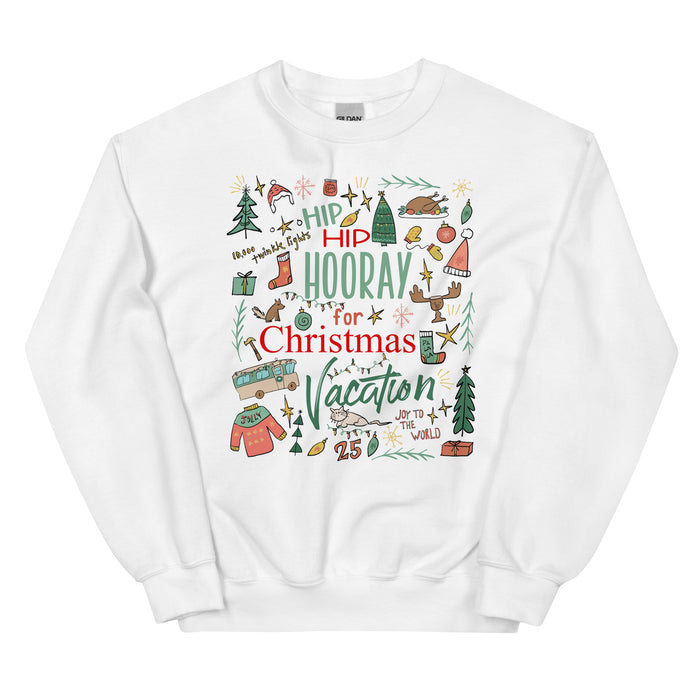 Christmas Vacation Sweatshirt Hip Hip Hooray for Christmas Vacation Griswold Family Christmas Sweatshirt