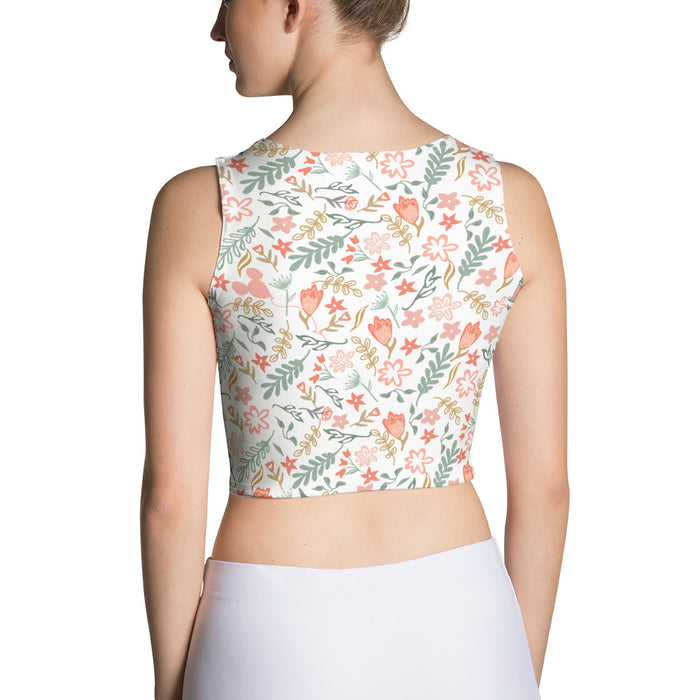 Cinderella's Castle Garden Floral Crop Top