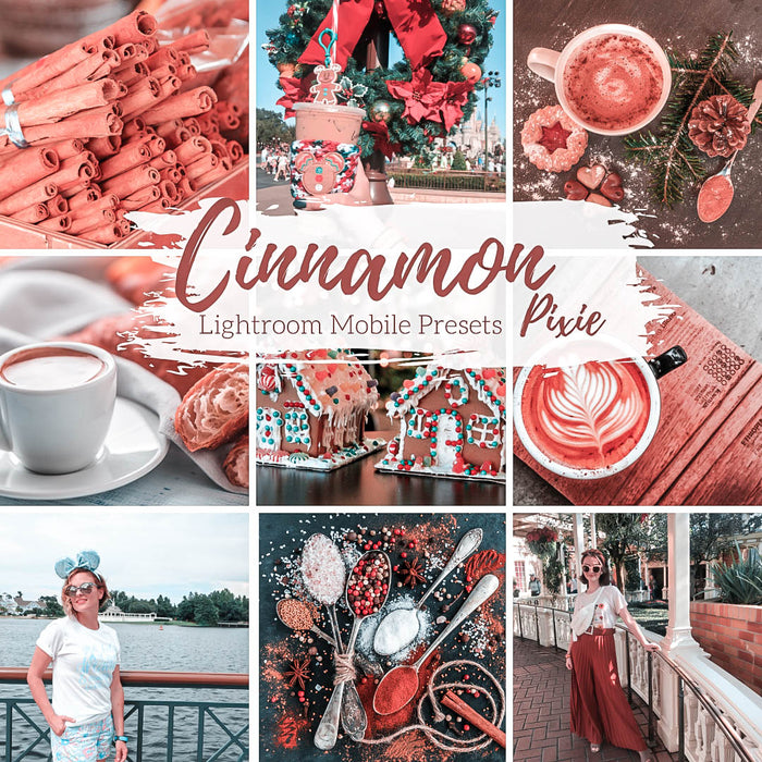 Cinnamon Warm Creamy Mobile Lightroom Presets Pack - 5 Presets